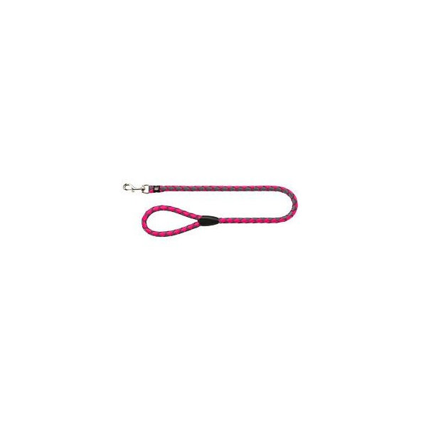 Trixie Cavo leash, S–M: 1.00 m/ř 12 mm, fuchsia/graphite