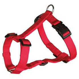 Trixie Classic H-harness, M–L: 50–75 cm/20 mm, red