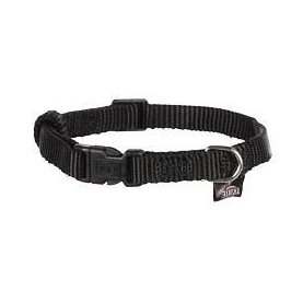 Trixie Classic collar, S–M: 30–45 cm/15 mm, black