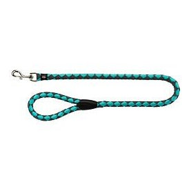Trixie Cavo leash, S–M: 1.00 m/ř 12 mm, ocean/graphite