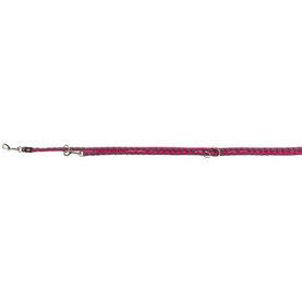 Trixie Cavo adjustable leash, L–XL: 2.00 m/ř 18 mm, fuchsia/graphite