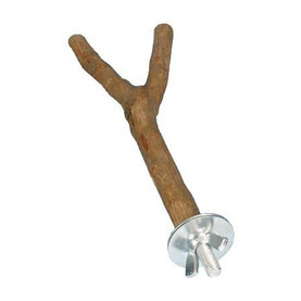 Trixie Perch, Y-shape, screw fixing, bark wood, 20 cm/ř 15 mm