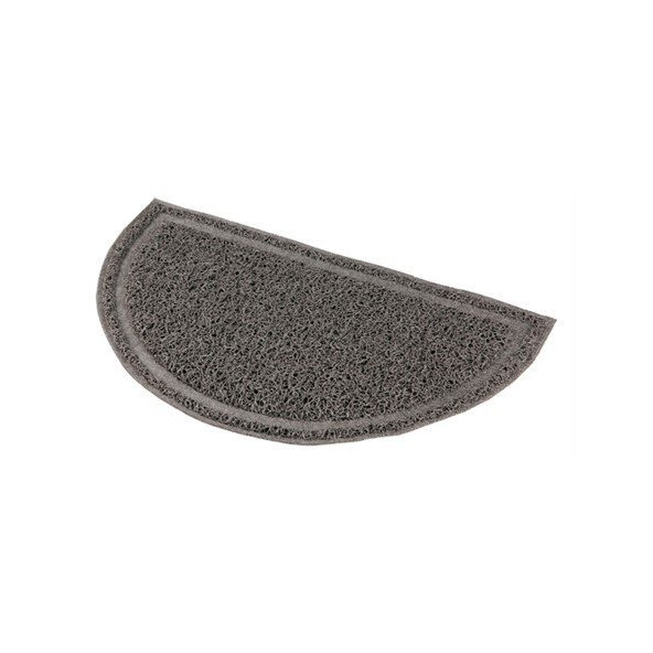 Trixie Cat litter tray mat, semi-circular, PVC, 59 × 35 cm, anthracite