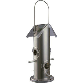 Trixie Bird feeder, metal/plastic, 800 ml/25 cm, silver
