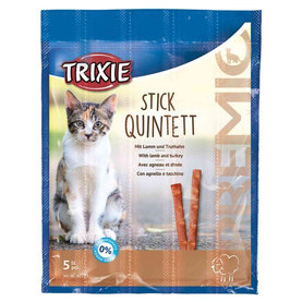 Trixie PREMIO Stick Quintett, lamb/turkey, 5 × 5 g