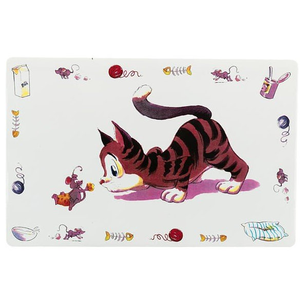 Trixie Comic Cat place mat, 44 × 28 cm