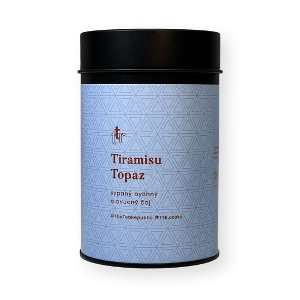 Sypaný čaj Tiramisu Topaz v dóze The Tea Republic 75g