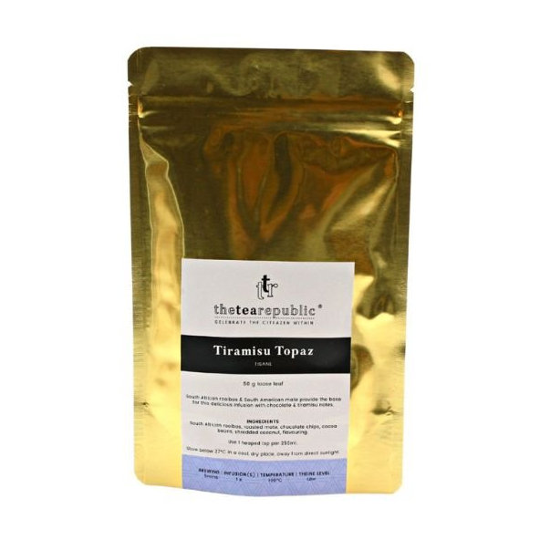 Sypaný čaj Tiramisu Topaz vo vaku The Tea Republic 50g