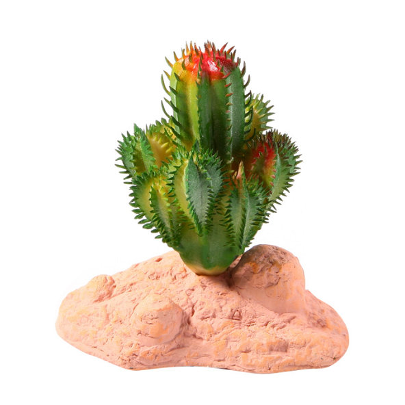 REPTILE NOVA Plastová rastlina do terária - kaktus malý 10cm