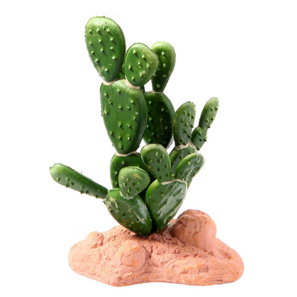 REPTILE NOVA Plastová rastlina do terária - kaktus stredný 15cm