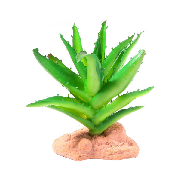 REPTILE NOVA Plastová rastlina do terária - Aloe Vera 13cm