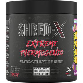 Spaľovač tukov Shred X Thermogenic Powder - Applied Nutrition, príchuť kyslé gumené medvedíky, 300g