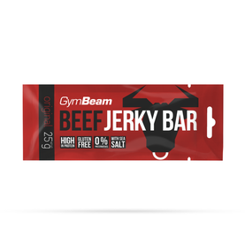 Beef Jerky Bar - GymBeam, korenistá príchuť, 25g