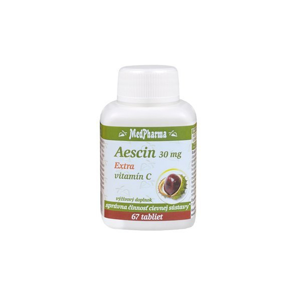 Medpharma Aescin 30 mg Extra vitamín C 67 tabliet