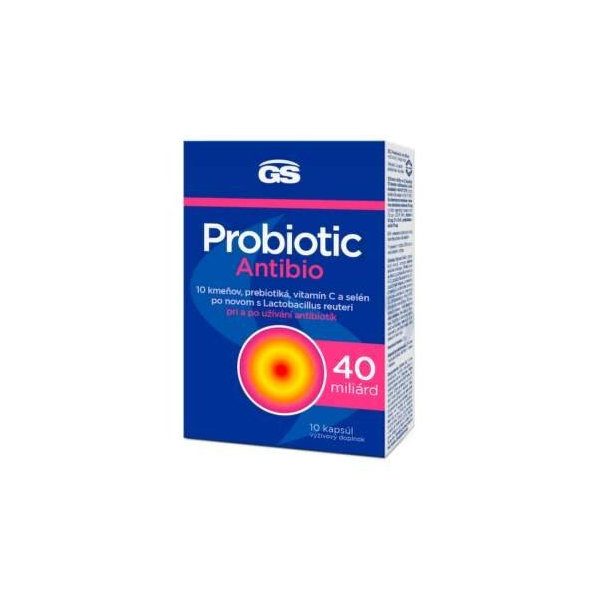 GS Probiotic antibio prebiotiká 10 kapsúl