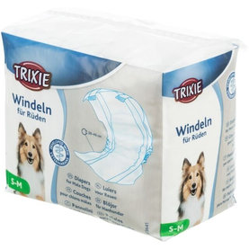 Trixie Diapers for male dogs, S–M: 30–46 cm, 12 pcs.