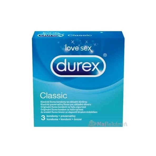 DUREX Classic kondóm 3ks
