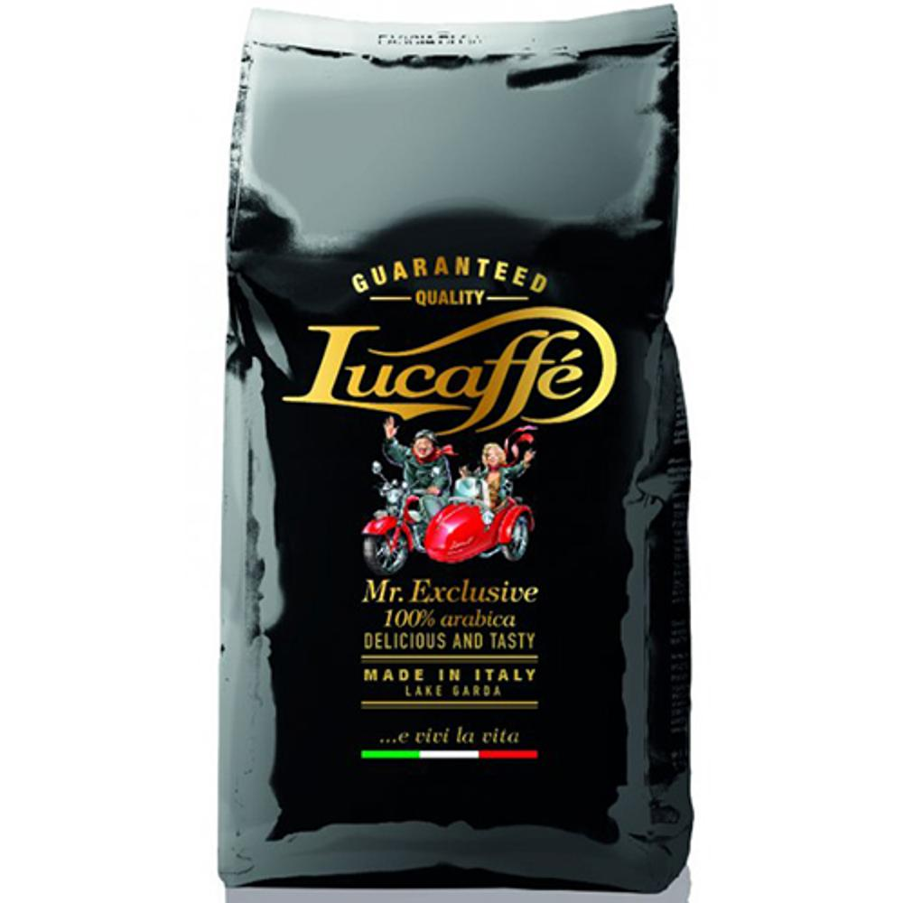 Obrázok Lucaffé Mr.Exclusive 100 % Arabica, 1000 g, zrnková (Lucaffe 100% ARABICA Mr Exclusive)