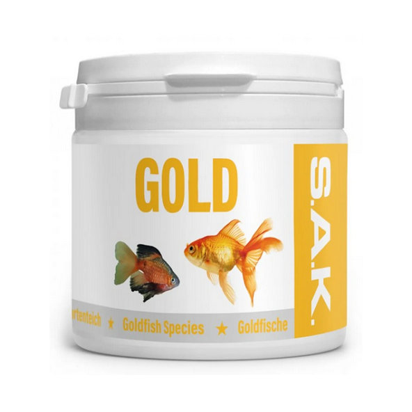 SAK gold krmivo pre akváriové ryby, veľkosť 2 - 150ml