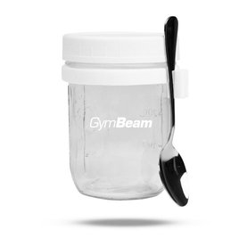 Raňajkový pohár White 350 ml - GymBeam