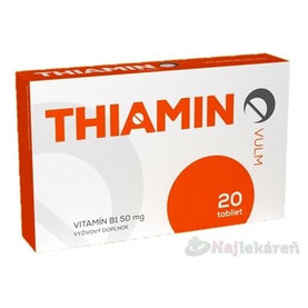 VULM THIAMIN vitamín B1 50 mg 20 ks