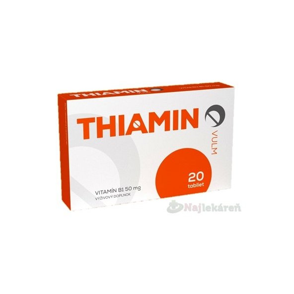VULM THIAMIN vitamín B1 50 mg 20 ks