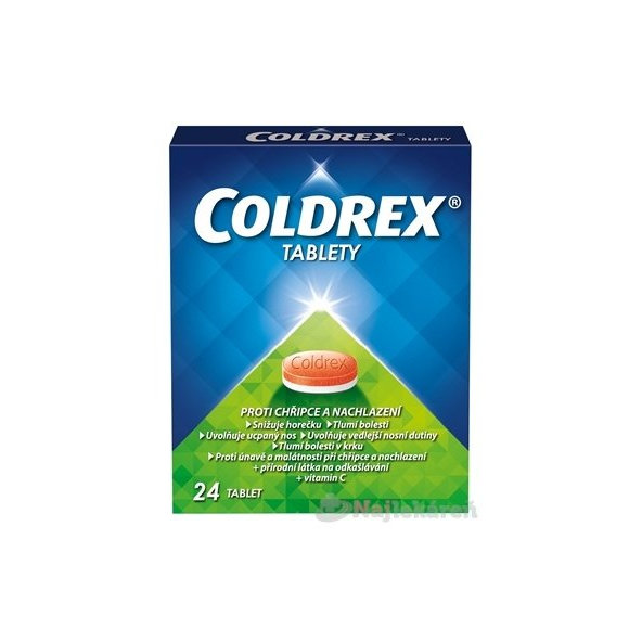 COLDREX proti chrípke a prechladnutiu 24 tabliet