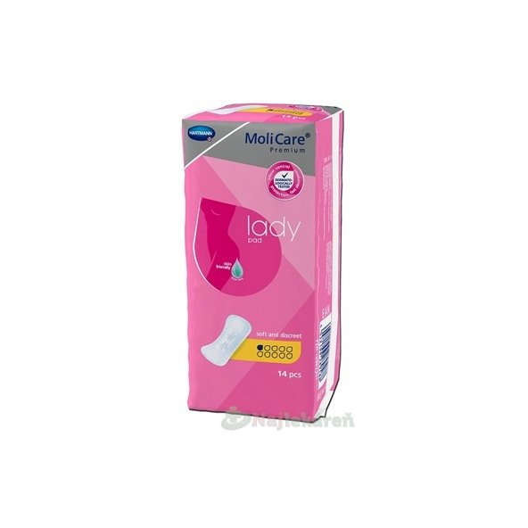 MoliCare Premium lady pad 1 kvapka inkontinenčné vložky 14ks