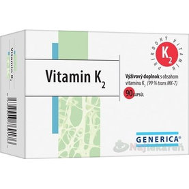 GENERICA Vitamin K2, výživový doplnok, 90 ks