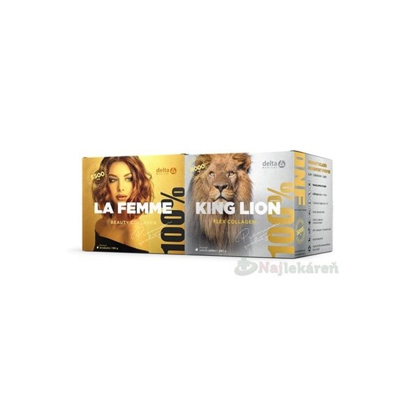 DELTA Partner. balíček LA FEMME&KING LION Collagen