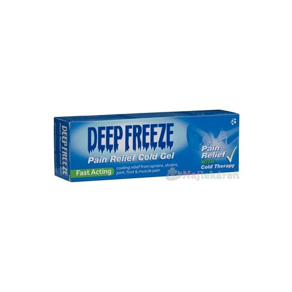 Deep Freeze Pain Relief Cold Gel chladivý gél na bolesť svalov a kĺbov 35 g