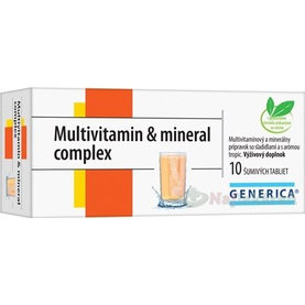 GENERICA Multivitamin & mineral complex, 10 ks