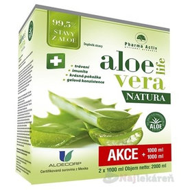 Pharma Activ AloeVeraLife NATURA  2x1000 ml,1x1set