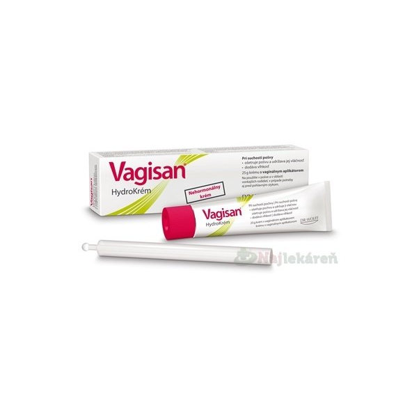 Vagisan HydroKrém, s vaginálnym aplikátorom 1x25 g