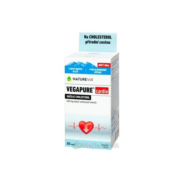 SWISS NATUREVIA VEGAPURE cardio 650 mg, 60ks