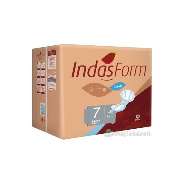 IndasForm 7 M plienky vkladacie anatomické 20ks