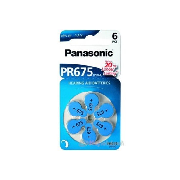Panasonic PR675 batérie do načúvacích prístrojov 6ks