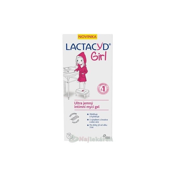 LACTACYD Girl intímny čistiaci gél 200ml