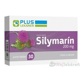 PLUS LEKÁREŇ Silymarín 200 mg, 1x30 ks