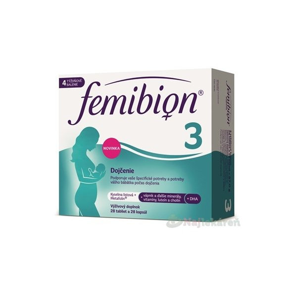 Femibion 3 Dojčenie 28 tbl + 28 cps