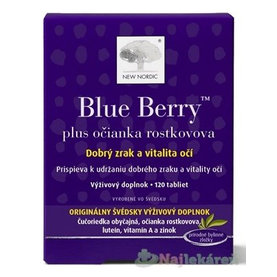 NEW NORDIC Blue Berry pre dobrý zrak 120tbl