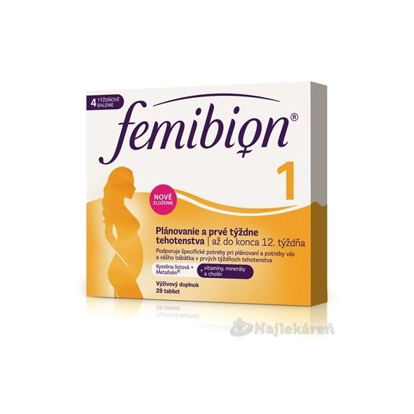 Femibion 1 Plánovanie a prvé týždne tehotenstva 28 tbl