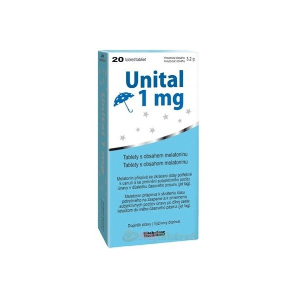 Vitabalans Unital 1 mg, 20ks