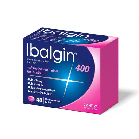 Ibalgin 400 mg proti bolesti 48 tbl