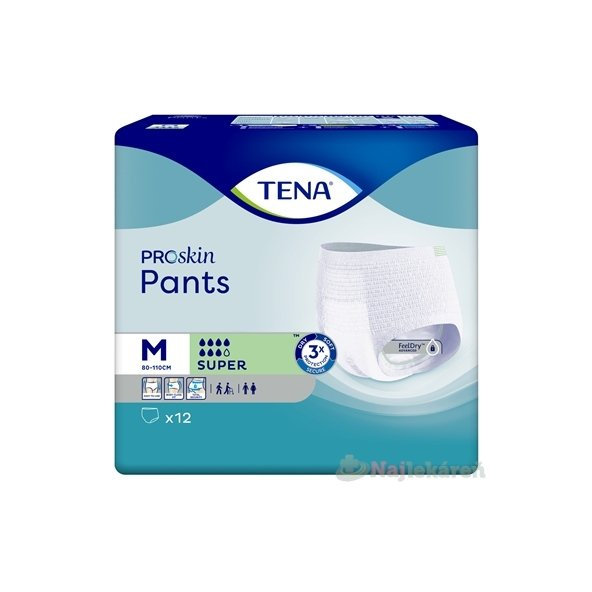 TENA Pants Super M naťahovacie inkontinenčné nohavičky 12ks