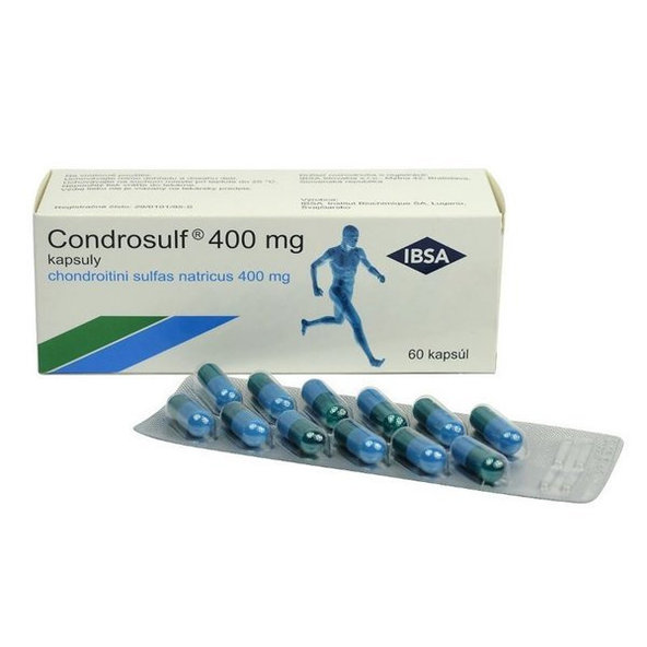 Condrosulf 400mg na zápal a bolesť kĺbov 60 cps