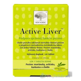 NEW NORDIC Active Liver na pečeň 60tbl
