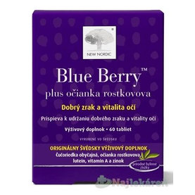 NEW NORDIC Blue Berry pre dobrý zrak 60tbl