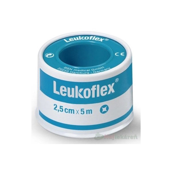 LEUKOFLEX náplasť na cievke, 2,5cmx5m, 1ks