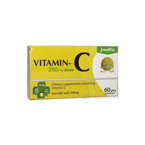 JutaVit Vitamín C 200 mg, 60 ks